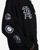 Hasta Muerte Ski Mask Varsity Patch Hoodie HMVARHOOD-BLK Black 3