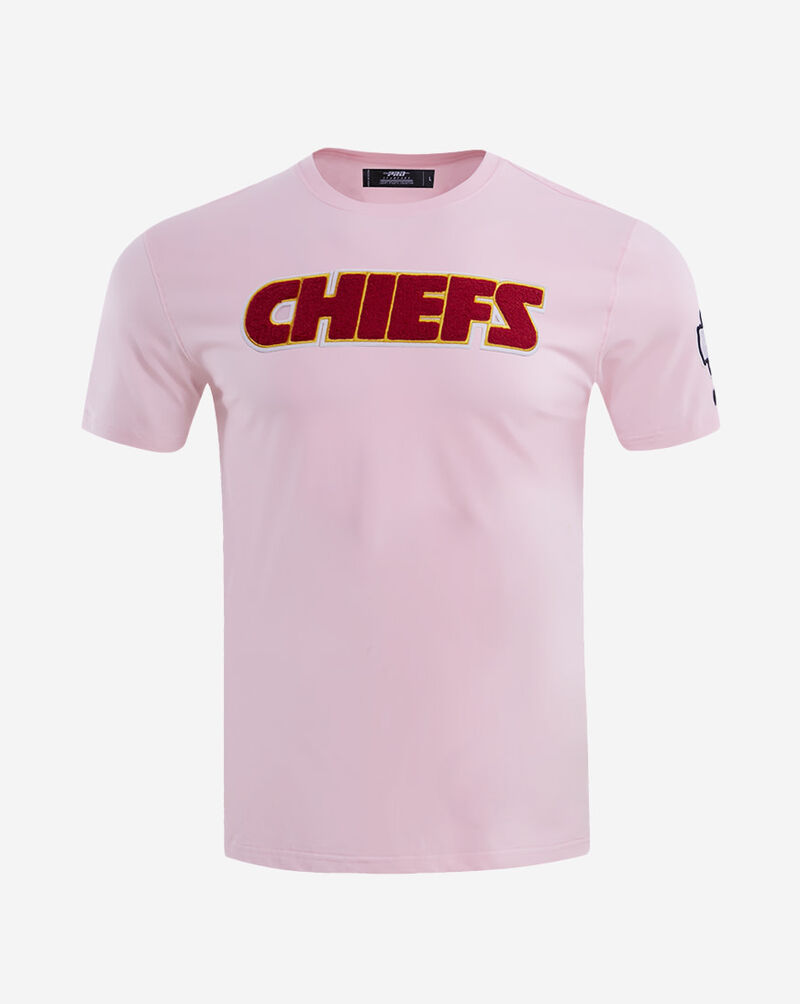 PRO STANDARD Kansas City Chiefs Classic Chenille Tee FKC1410184-PNK Pink 1