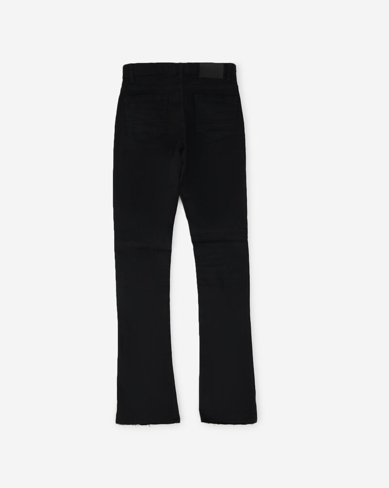 Jordan Craig Grade School Rip and Repair Stack Twill Pants (8-16) JTF956RBJ-BLK Black 2