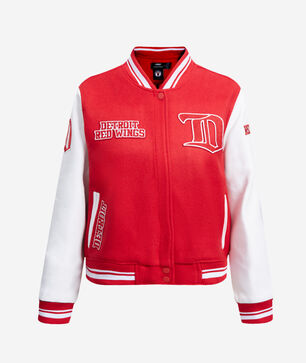Detroit Red Wings Retro Classic Rib Wool Varsity Jacket