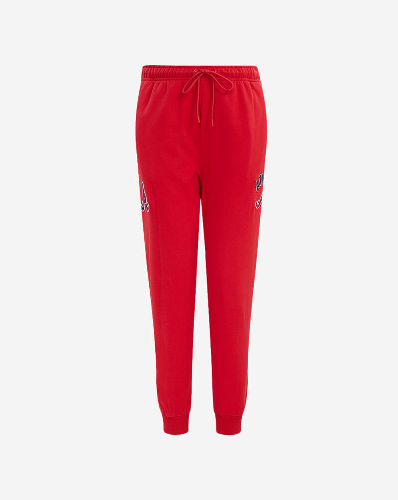 PRO STANDARD Atlanta Braves Classic Fleece Sweatpant LABG34345-RED Red 1