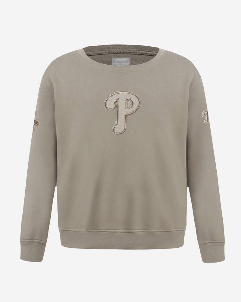 PRO STANDARD Big Boys' Philadelphia Phillies Neutral Fleece Crewneck LPHB5315027-TAU Beige 1
