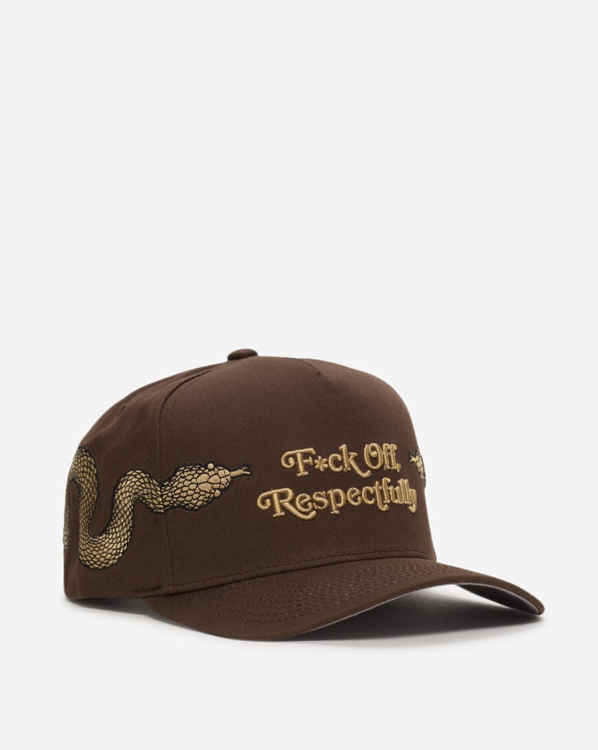 Shop Field Grade Respectfully Serpent Twill Trucker Hat 1005727