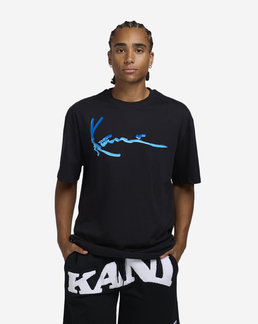 Shop Karl Kani Water Signature Tee KM242-025-2 black