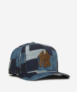 9Fifty New York Yankees A-Frame Denim Patchwork Snapback Hat