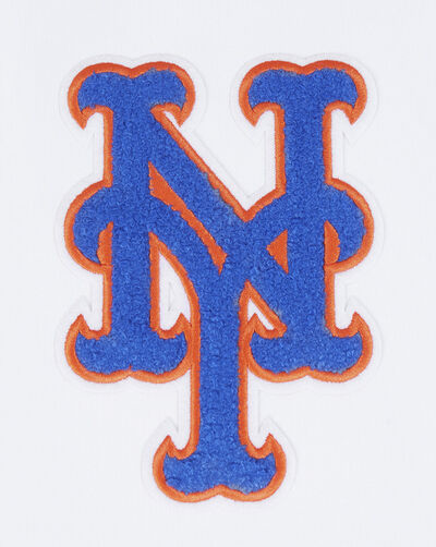 New York Mets Classic Chenille Double Knit Pull Over Hoodie 