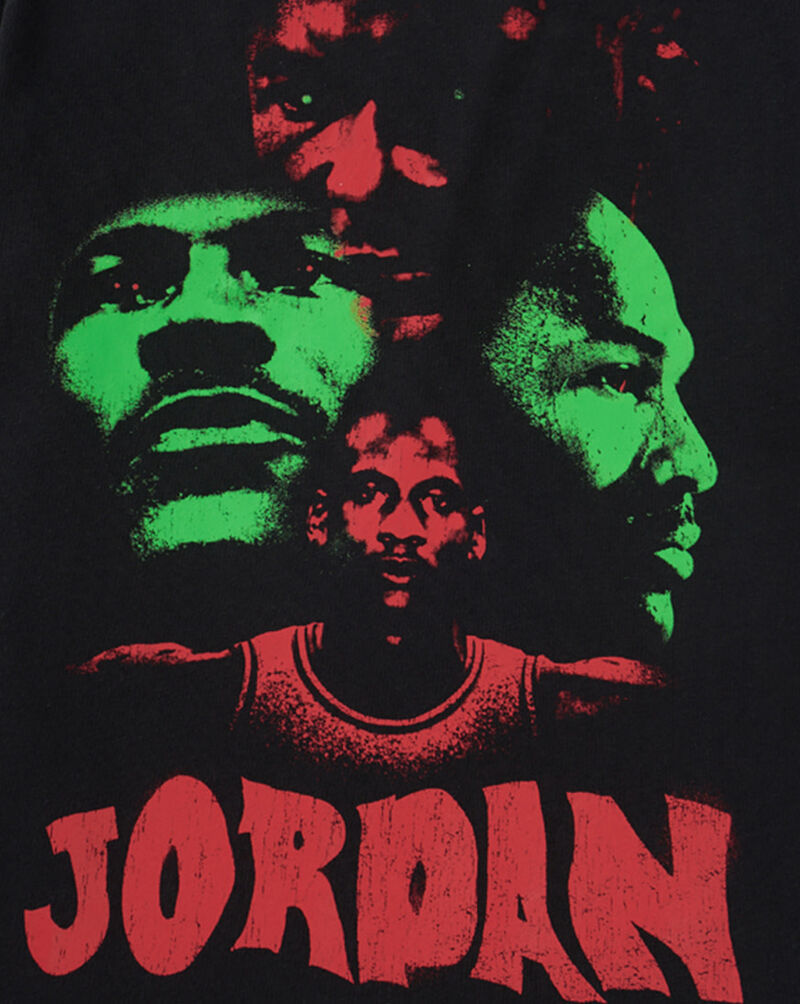 Jordan Big Kids' Movie Poster Graphic T-Shirt 95G062-OFFNOIR Black 2