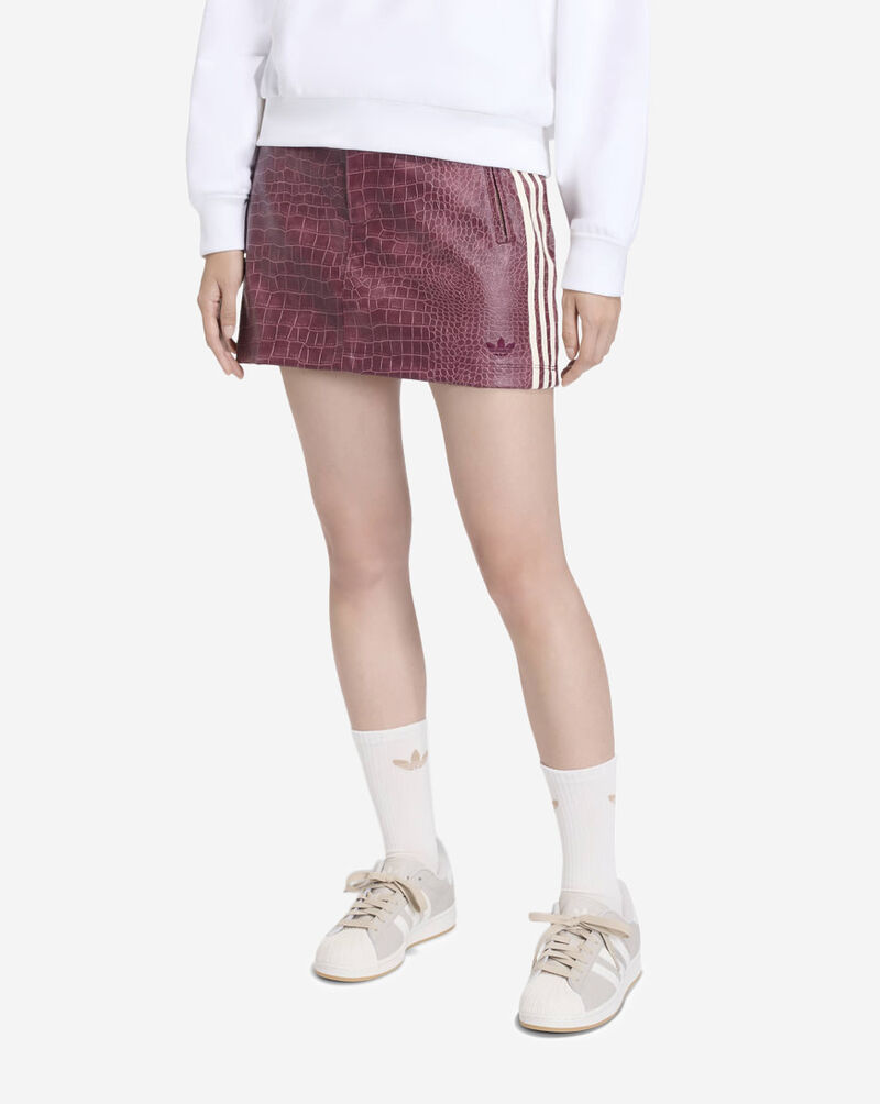 adidas Pleather Mini Skirt KD8785 Red 1