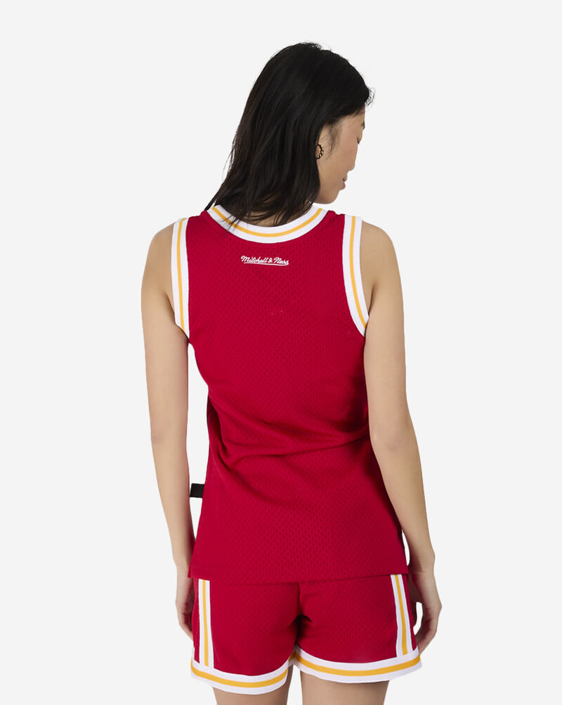 Mitchell  Ness Atlanta Hawks NBA Glitter Swingman Jersey JY6844-AHARED1 Red 2