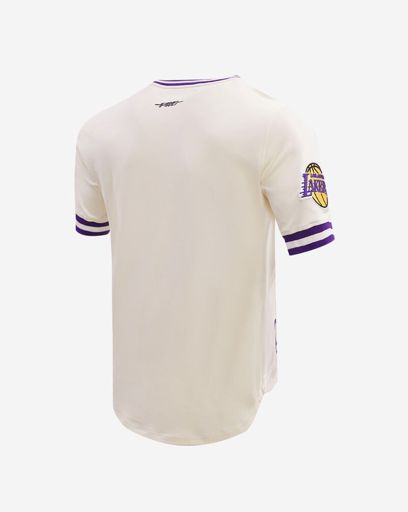 PRO STANDARD Los Angeles Lakers Retro Classic Double Knit Tee BLL156002-EPU cream 3