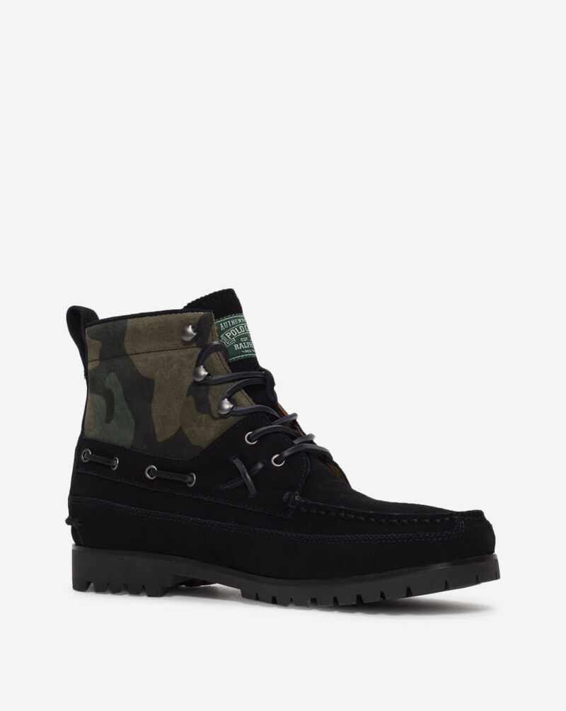 Polo Ralph Lauren Ranger Mid Suede Boot 812945351001 Black 4