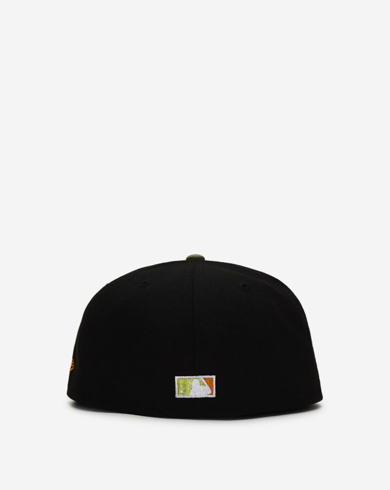 New Era 59Fifty New York Yankees Green Bark Fitted Hat 70948030 Black 3
