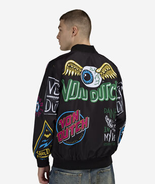 Taslon Allover Print Jacket