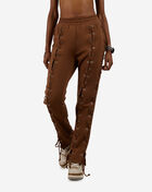Lace-Up Fleece Pants
