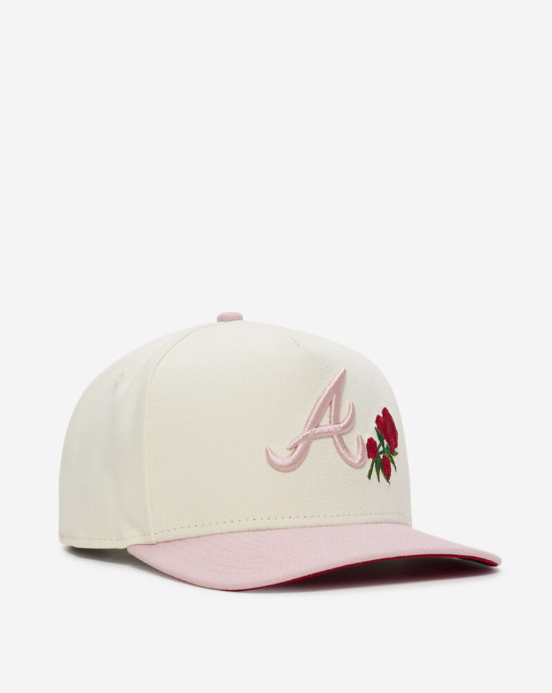 New Era 9Fifty A-Frame Atlanta Braves Snapback Hat 70921137 cream 1