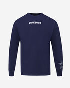 PRO STANDARD Dallas Cowboys Wingspam Drop Shoulder  Long Sleeve Tee FDC2410638-MDN Blue 1