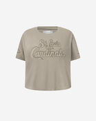 PRO STANDARD Big Girls' St. Louis Cardinals Retro Neutral Boxy Tee LSCBA314969-TAU Beige 1