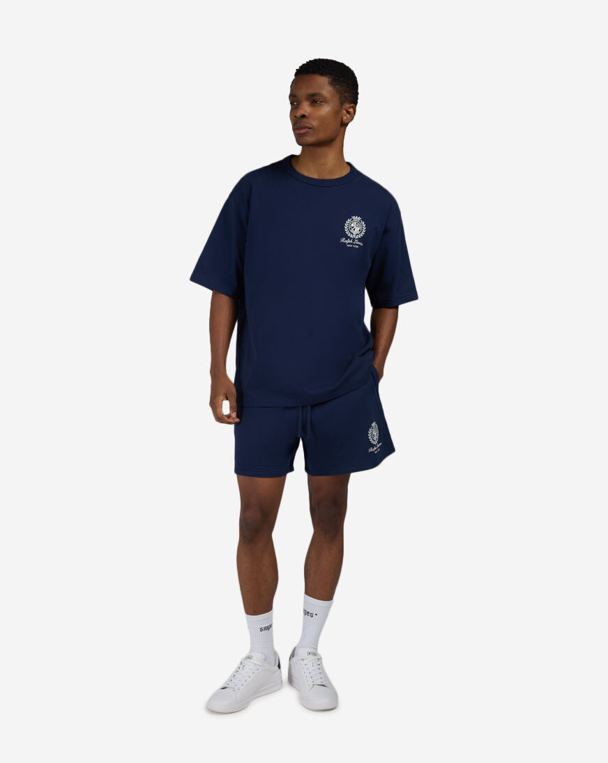 Shop Polo Ralph Lauren Jersey Knit RL Script Graphic T-Shirt