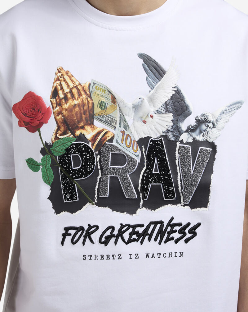 STREETZ IS WATCHIN Pray For Greatness SIW5181SN-WHT White 3