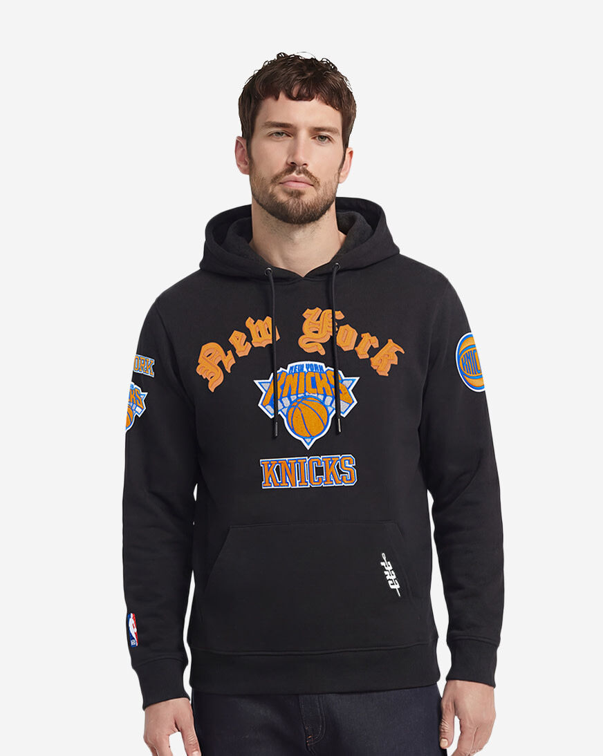Shop PRO STANDARD New York Knicks Old English Pullover Hoodie
