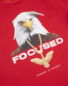 STREETZ IS WATCHIN Kids' Focused Eagle Tee SIWBOYS4324-RED Red 2