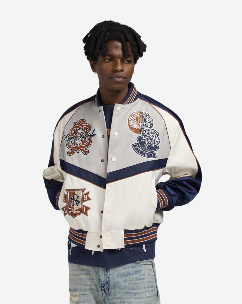 Smoke Rise Ivy Nylon Bomber Jacket OJ25580SN-PEA cream 1