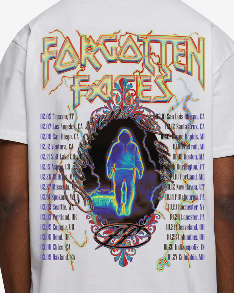 Forgotten Faces Forgotten Tour Tee FOFUS141-00220 White 4