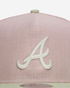 New Era 9Fifty Atlanta Braves A-Frame Snapback Hat 60945079 Pink 2