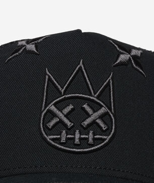 Logo Mesh Back Star Embroidery Trucker Hat