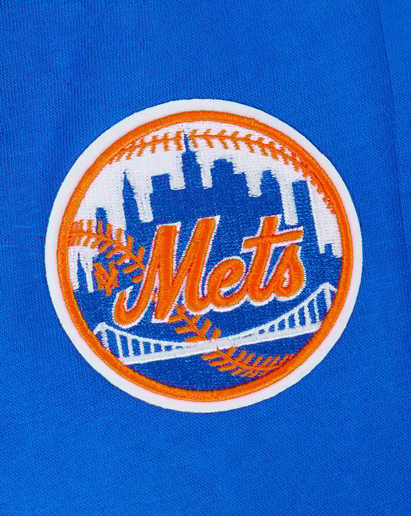 PRO STANDARD Big Girls' New York Mets Retro Classic Rib Fleece Crewneck LNMBC315099-ROR Blue 4