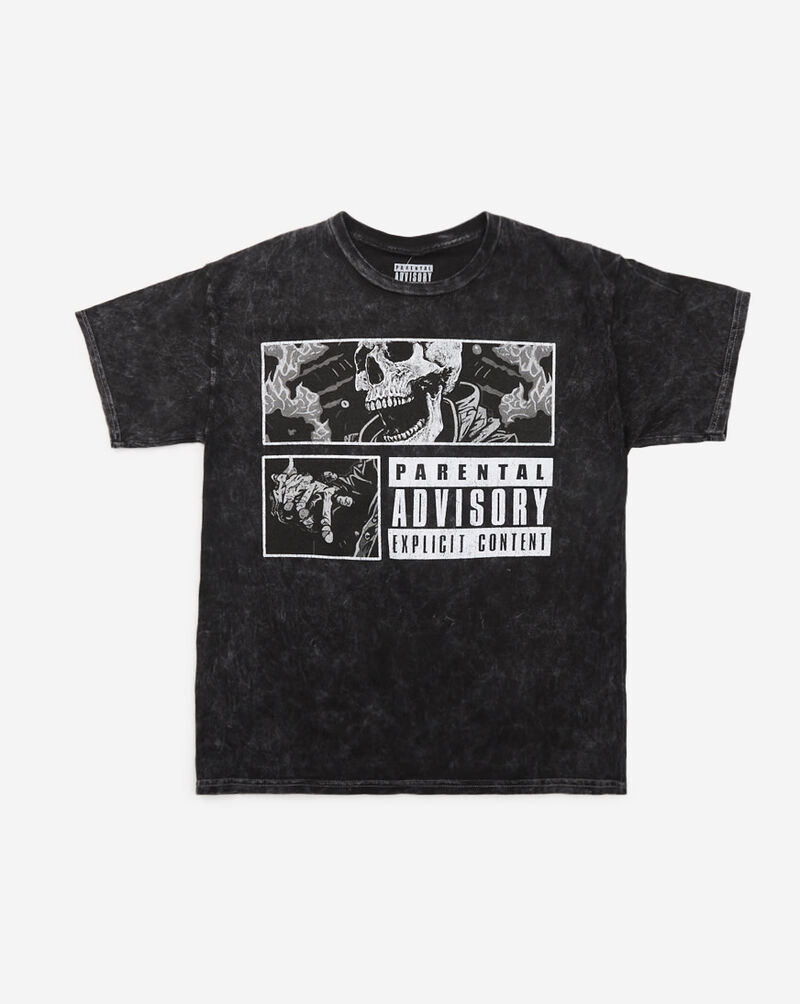 Skeleton Parental Advisory Tee