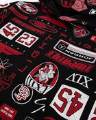 Jordan Big Kids' AOP Fleece Pullover Hoodie 95D601-023 Black 2