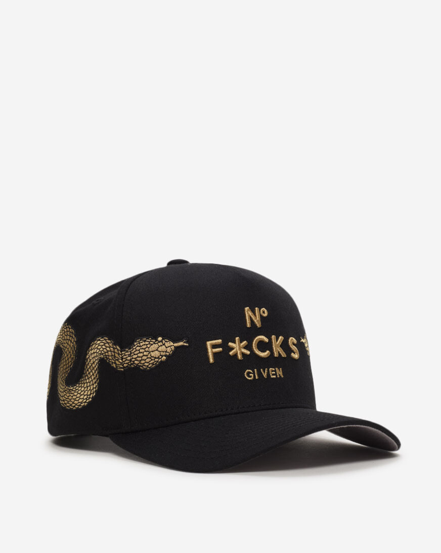 Shop Field Grade No F's Given Serpent Twill Trucker 1005728 black