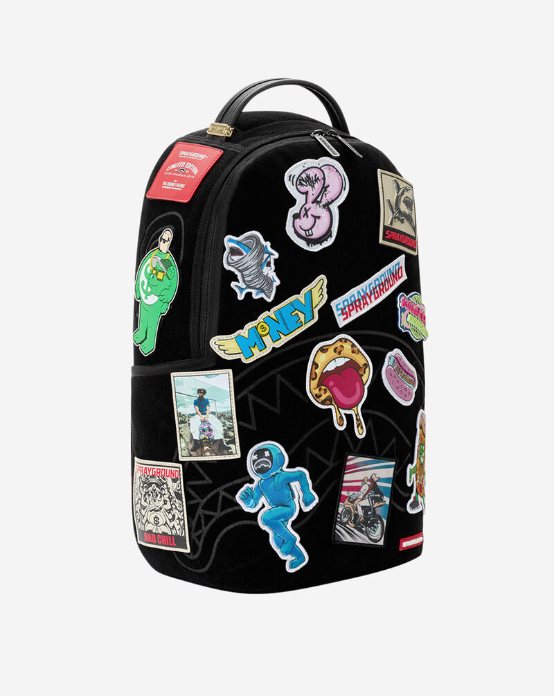 Sprayground Velcro Patch Stickers Backpack B9260 Multi 4