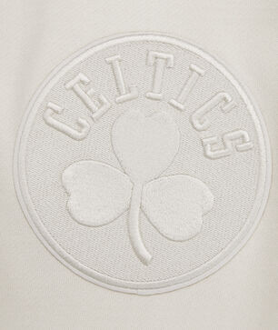 Boston Celtics Neutral Drop Shoulder Fleece Crewneck
