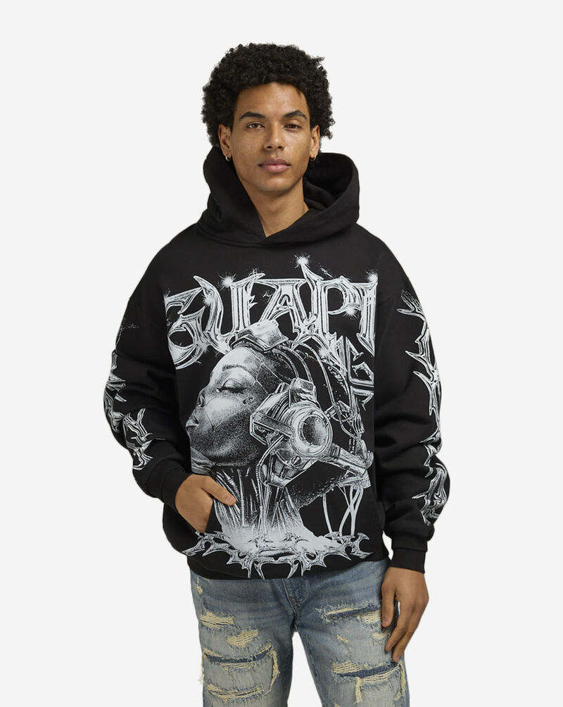 GUAPI Obsidian Cyborg Hoodie OBSIDIAN-BLACK-CYBORG-HOODIE Black 1