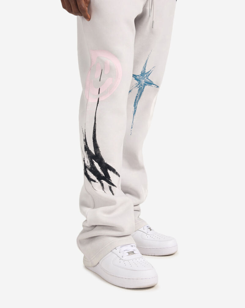 Smoke Rise Truth Fleece Pants FP26F558SNZ-MIC White 3
