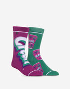 Odd Sox Crush Grape Split Crew Socks (L) 39643MONCD Multi 2