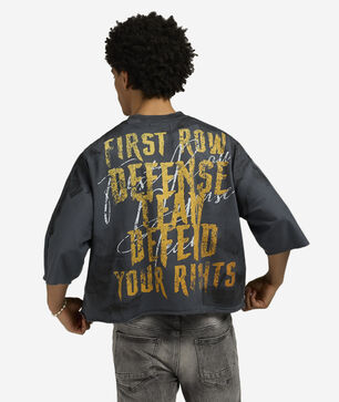 Warning Not So Quiet Cropped Tee