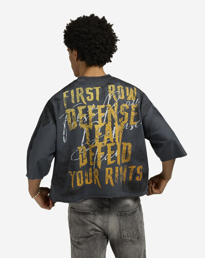 Warning Not So Quiet Cropped Tee