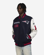 PRO STANDARD New England Patriots Pro Area Code Varsity Jacket  FNP6410393-MRM Blue 1
