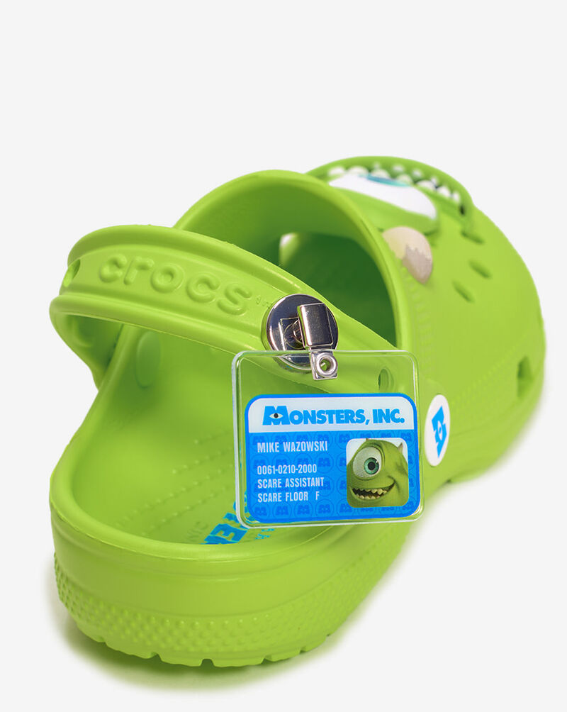 Crocs Pre-School Monsters Inc. Classic Clog 210876-90H Green 8
