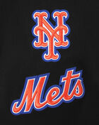 PRO STANDARD New York Mets Classic Chenille Double Knit Full-Zip Hoodie  LNM531928-BLK Black 4