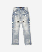 Kids' 3-D Strap Jeans