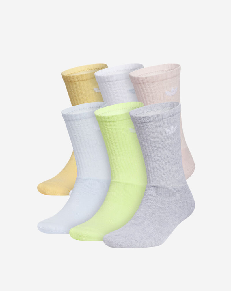 adidas Originals Trefoil 6PK Crew Socks (M) JL4206C Multi 1
