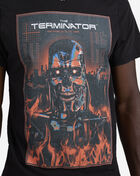 Terminator Skull Fire Tee