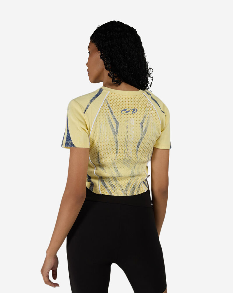 Smoke Rise Side Tie Lace Up Racer Tee RKT26S409SN-FRVANILLAYLLW Yellow 2