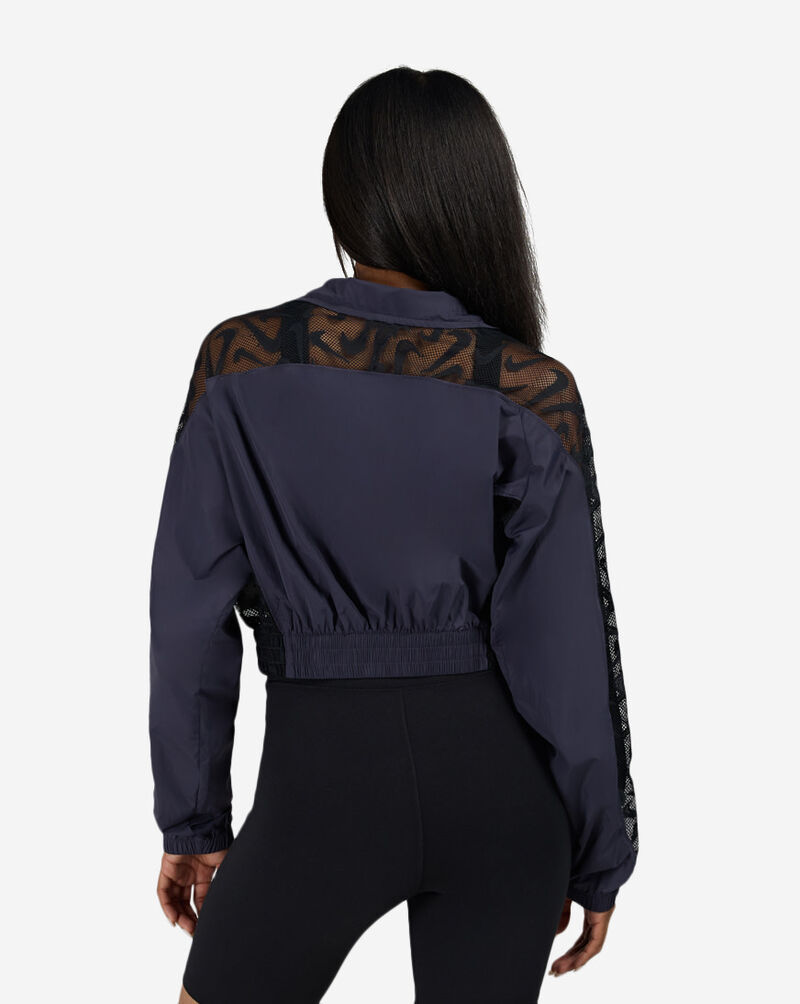 Nike NSW Cropped Lace Track Jacket IM8193-013 Blue 2