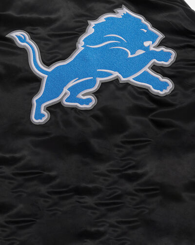 Detroit Lions Mash Up Rib Satin Jacket