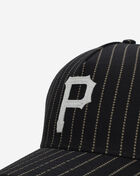 New Era 9Forty Pittsburgh Pirates A-Frame Dotted Pinstripe Energy Snapback Hat  60745193 Black 2